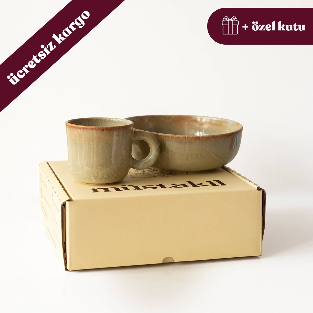 Kahvaltı Ritüeli: Müdavim Yeşil Bowl + Kupa