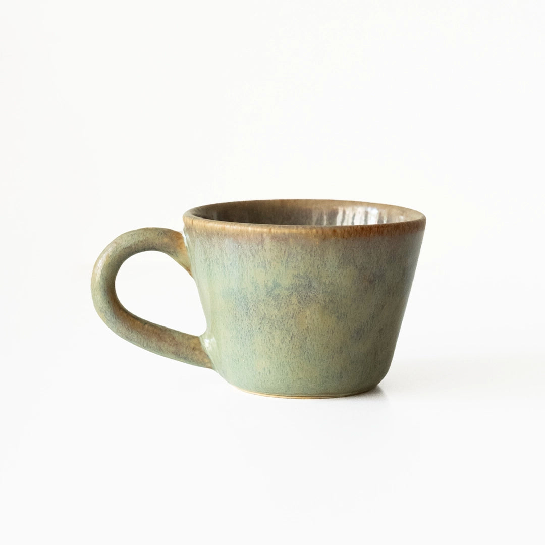 Stoneware Küçük Boy Kupa - Müdavim Yeşil