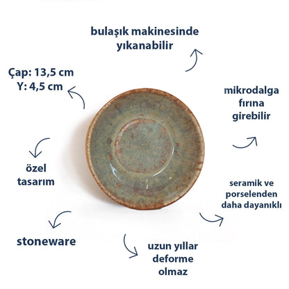 Stoneware Derin Tabak - Müdavim Yeşil