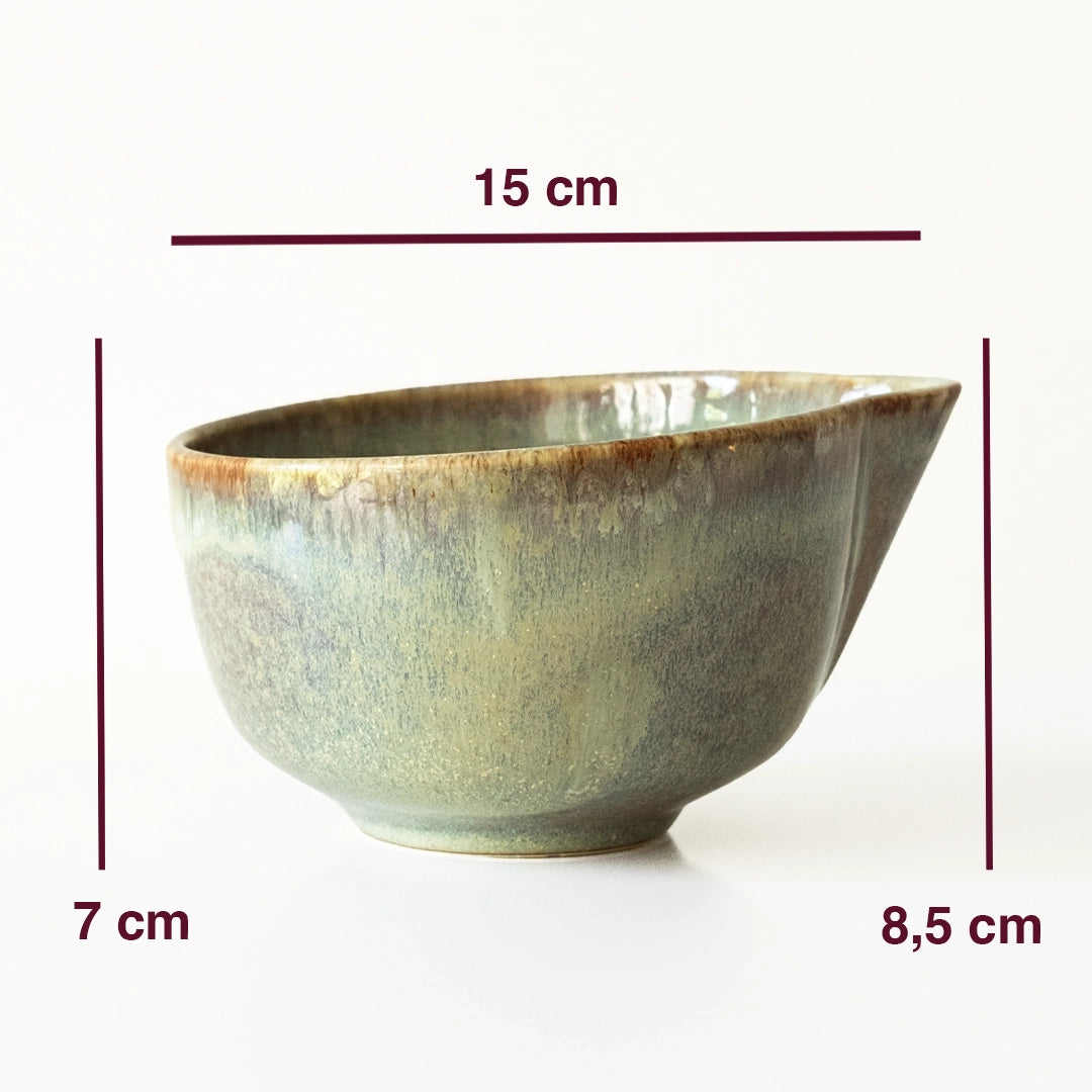 Stoneware Matcha Kasesi - Müdavim Yeşil