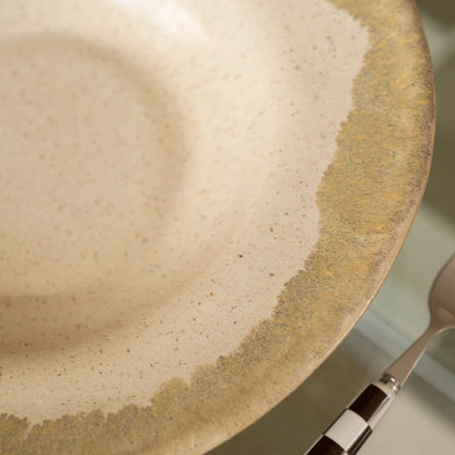 Stoneware Makarna Tabağı Olive