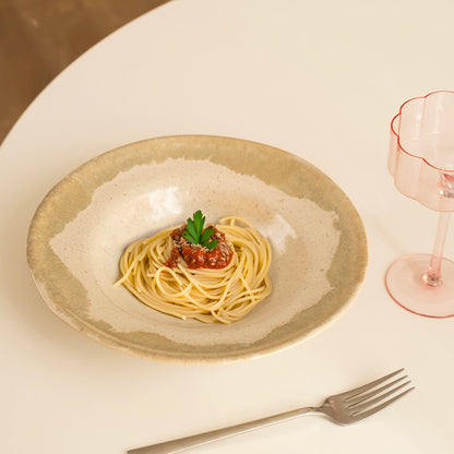 Stoneware Makarna Tabağı Olive