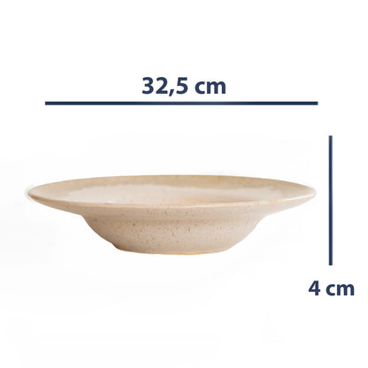 Stoneware Makarna Tabağı Olive