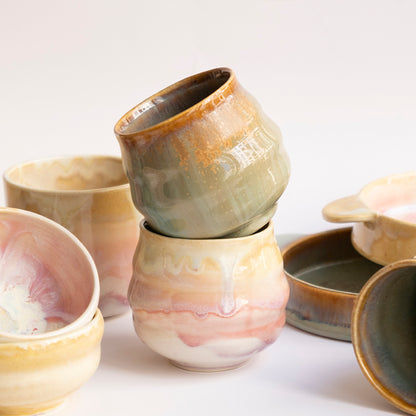 Stoneware Bardak I - Müdavim Pembe
