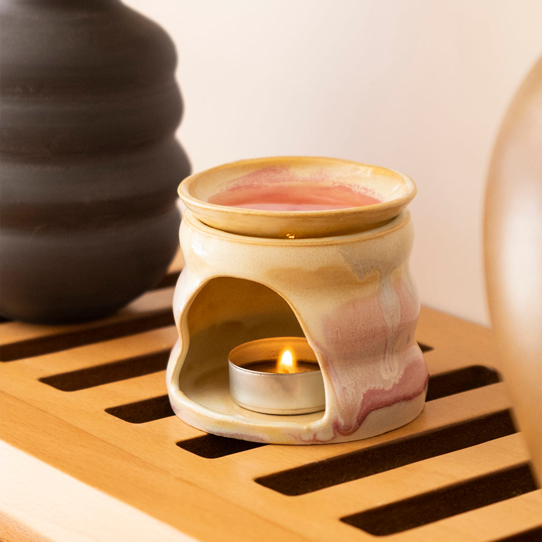 Stoneware Buhurdanlık - Müdavim Pembe